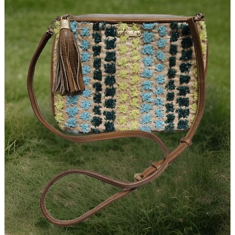 Rare-Gigi New York Every Day Leather Trim Crossbody Bag / New No Tags